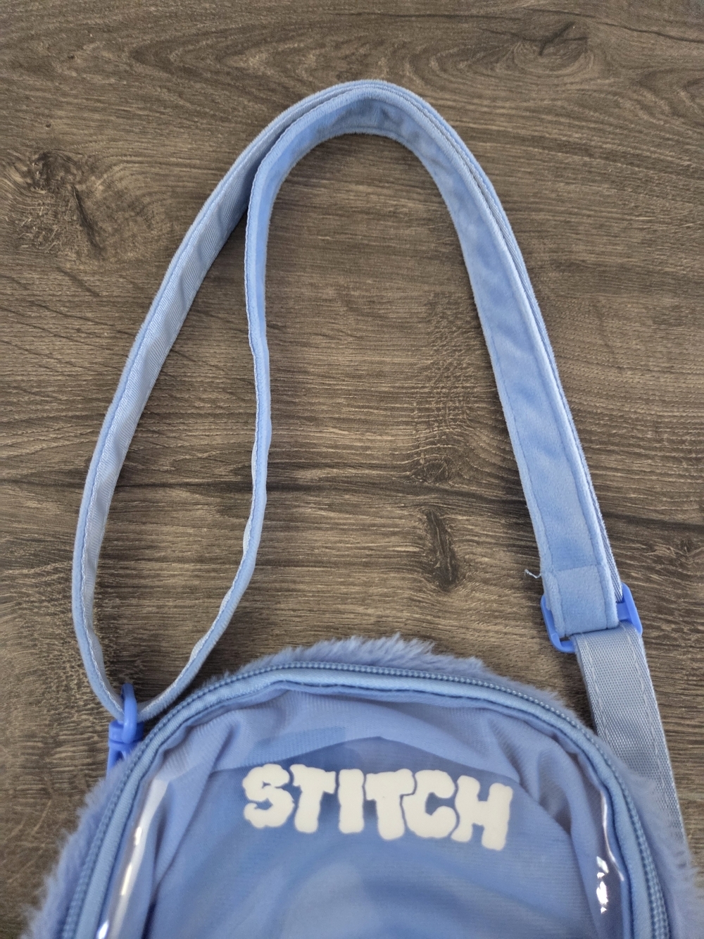 Miniso Stitch Inspired Plush Crossbody Bag - Picture 3 of 6